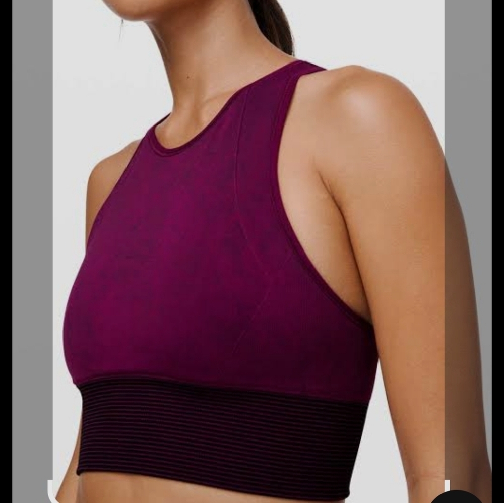 Lululemon Women's Burgundy Sports Bra